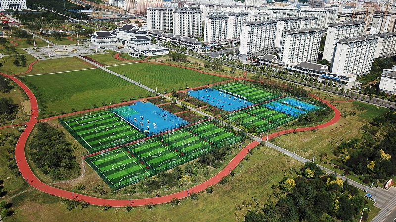 舒华体育全民健身解决方案赋能延吉市打造综合性体育公园！